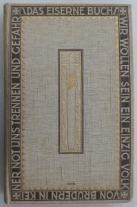 Eiserne Kreuz Buch mit Eintrag von 1. Weltkriegsteilnehmer aus Untermusbach